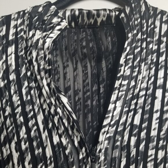 Chicos Venetian Zipper Front Women's Career Office Lightweight Jacket Sz XL - Picture 3 of 6